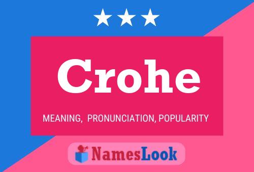 Crohe Name Poster