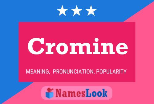 Cromine Name Poster