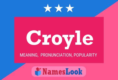 Croyle Name Poster