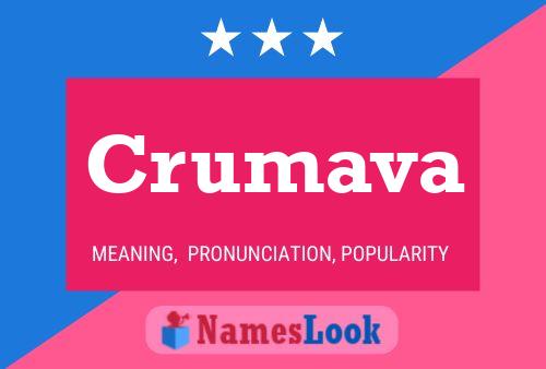 Crumava Name Poster