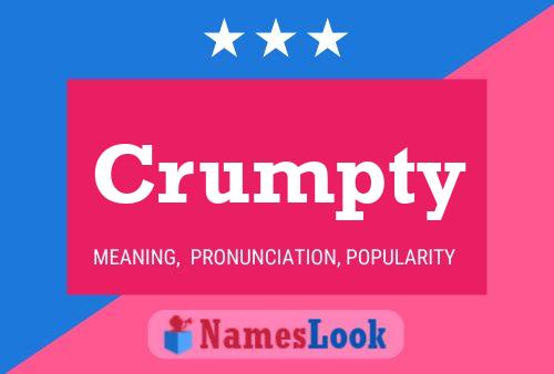 Crumpty Name Poster