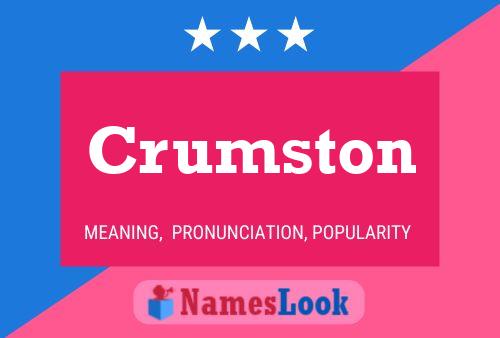 Crumston Name Poster