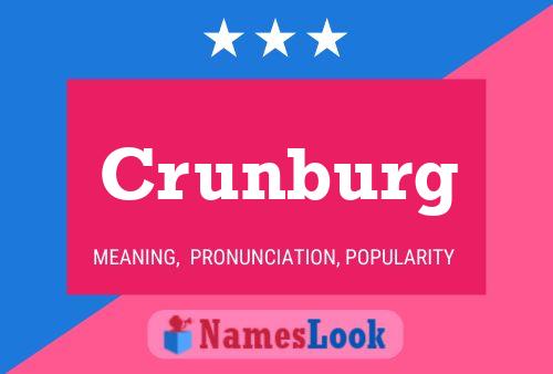 Crunburg Name Poster