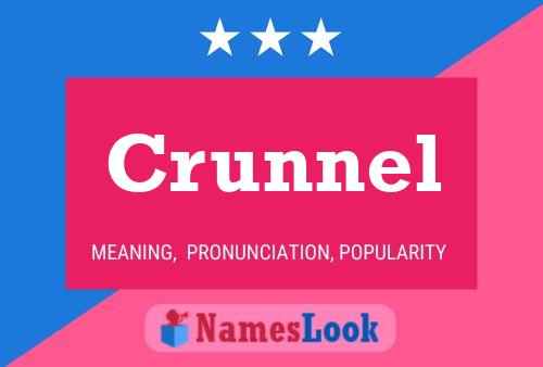 Crunnel Name Poster