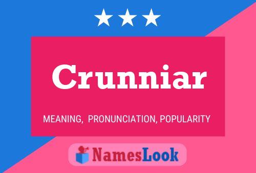 Crunniar Name Poster