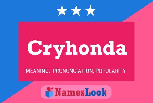 Cryhonda Name Poster