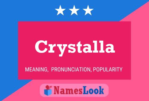 Crystalla Name Poster