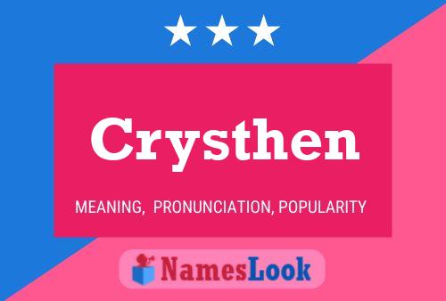 Crysthen Name Poster