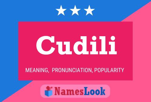 Cudili Name Poster