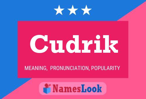 Cudrik Name Poster