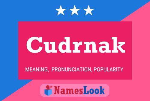 Cudrnak Name Poster