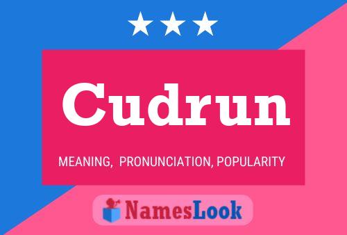 Cudrun Name Poster