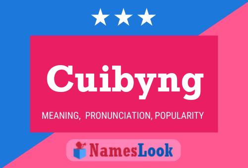 Cuibyng Name Poster