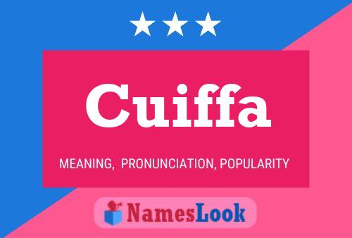 Cuiffa Name Poster