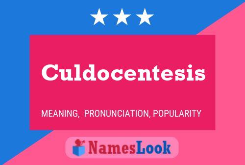 Culdocentesis Name Poster