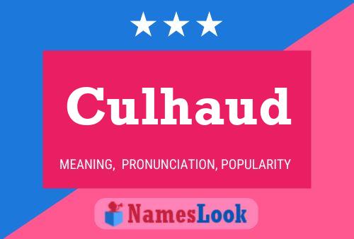 Culhaud Name Poster