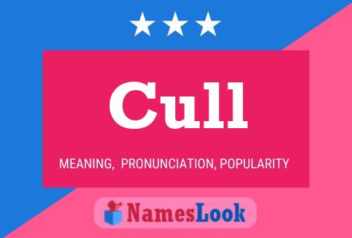 Cull Name Poster