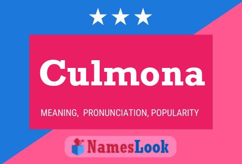 Culmona Name Poster