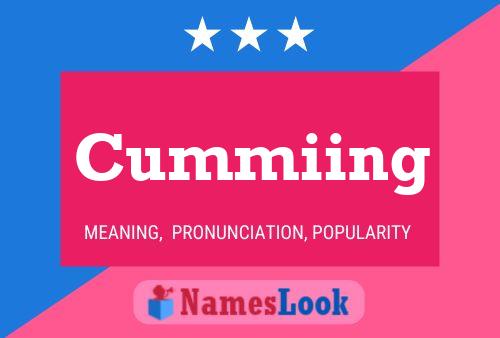 Cummiing Name Poster