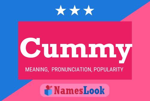 Cummy Name Poster