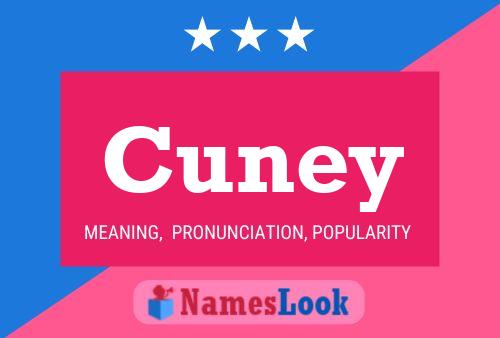 Cuney Name Poster