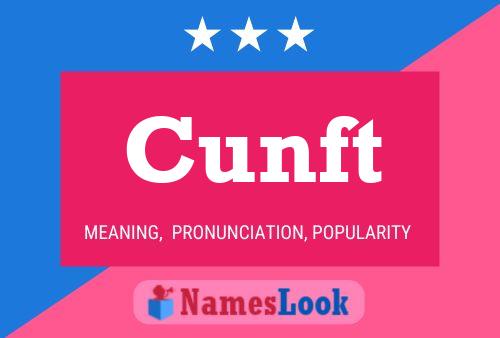 Cunft Name Poster