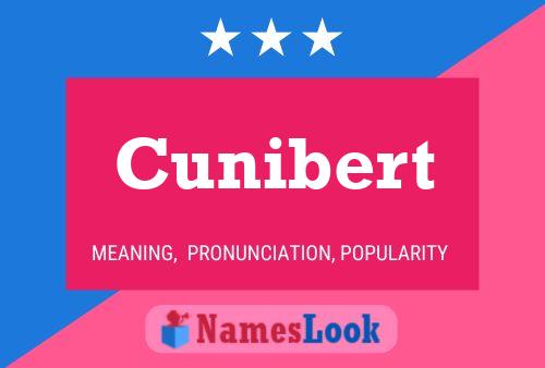 Cunibert Name Poster