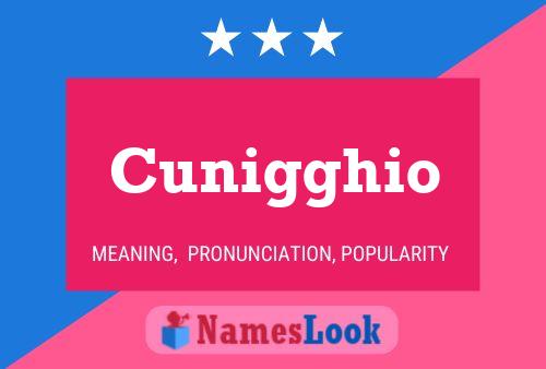 Cunigghio Name Poster