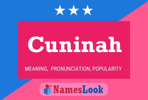 Cuninah Name Poster