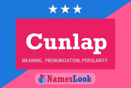 Cunlap Name Poster