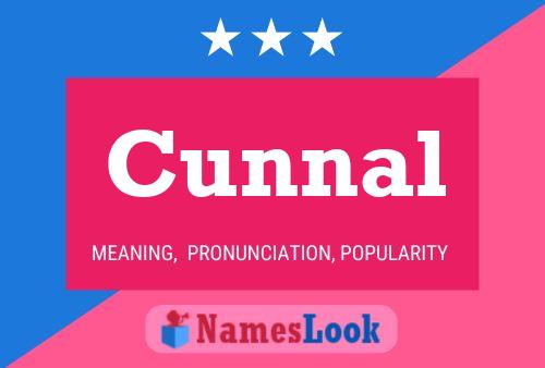 Cunnal Name Poster