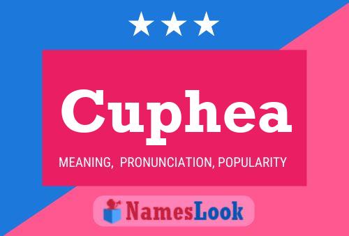 Cuphea Name Poster