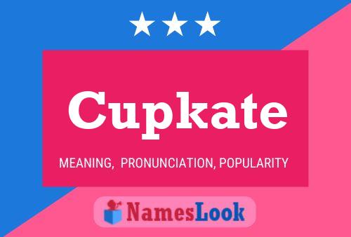 Cupkate Name Poster