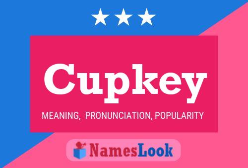 Cupkey Name Poster