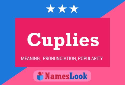 Cuplies Name Poster