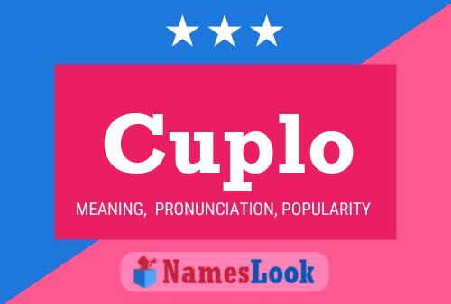 Cuplo Name Poster