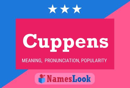 Cuppens Name Poster