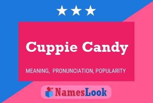 Cuppie Candy Name Poster