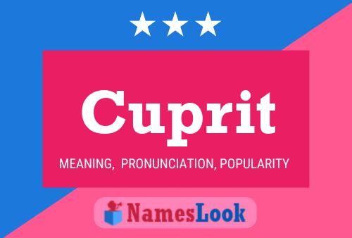 Cuprit Name Poster