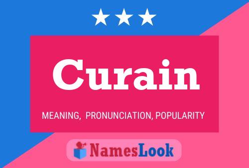 Curain Name Poster