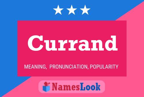 Currand Name Poster