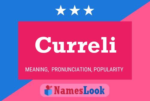 Curreli Name Poster