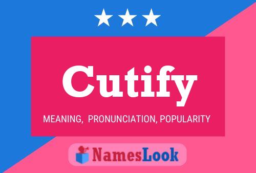 Cutify Name Poster