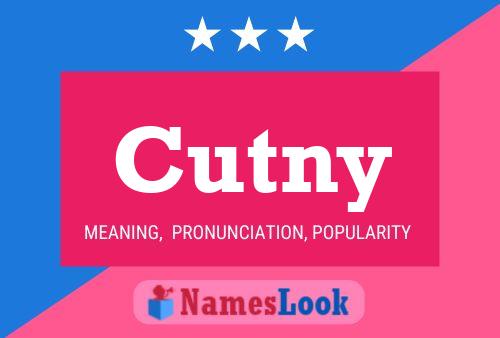 Cutny Name Poster