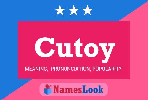 Cutoy Name Poster