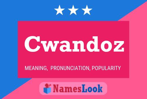 Cwandoz Name Poster