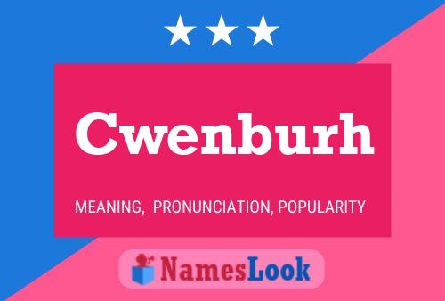 Cwenburh Name Poster