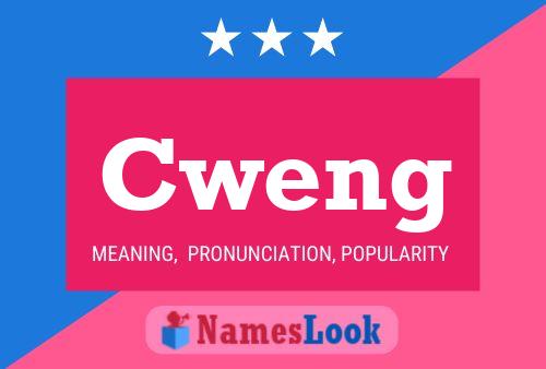 Cweng Name Poster