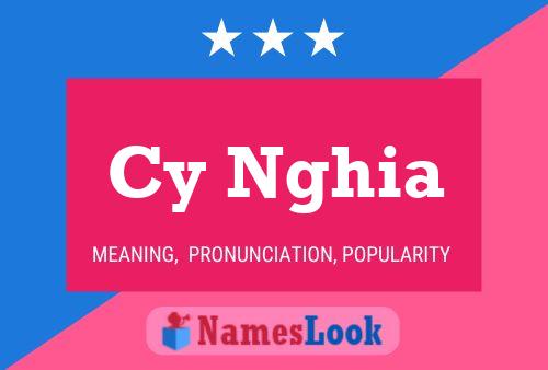 Cy Nghia Name Poster