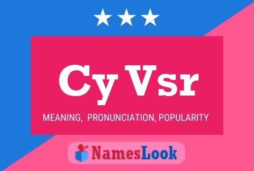 Cy Vsr Name Poster